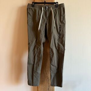 Vuori Mens Ripstop Pants Green DuraTerra Casual Chino Pant - Sz Lg